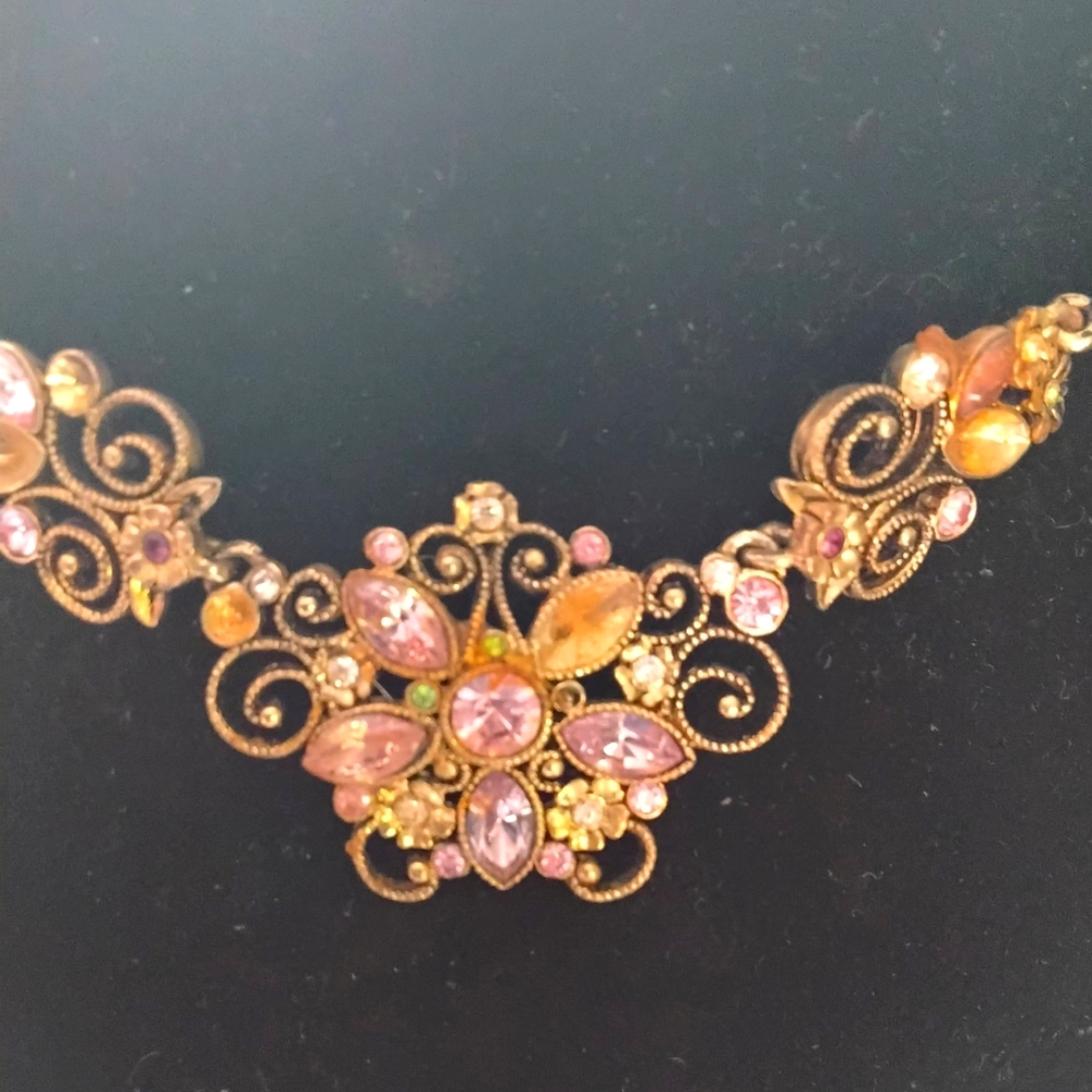 Vintage Rhinestone Necklace